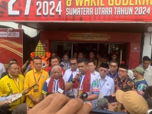 Parpol dan Ribuan Relawan Pendukung, Siap Kawal Bobby-Surya Mendaftar ke KPU Sumut