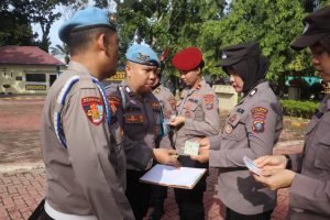 Propam Polres Langkat Laksanakan Gaktiblin Terhadap Personil Polwan
