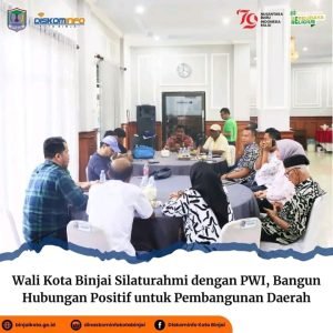 Wali Kota Binjai Silaturahmi dengan PWI, Bangun Hubungan Positif untuk Pembangunan Daerah