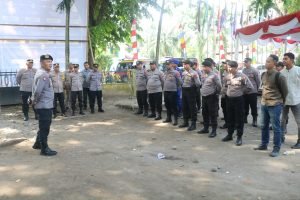Polres Langkat Pastikan Proses Pendaftaran di KPU Langkat Berjalan Aman dan Lancar Selama 3 Hari