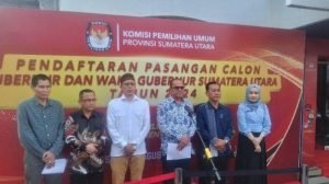 KPU Sumut Nyatakan Berkas Pendaftaran Bobby Nasution-Surya Lengkap
