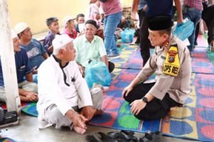 Bilal Mayit, Marbot, Penggali kubur dan Pengemudi Betor Makan Siang Bersama Kapolres Binjai