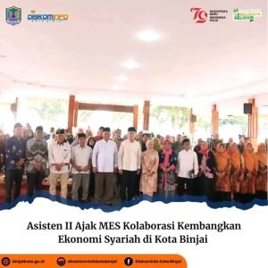 Asisten II Ajak MES Kolaborasi Kembangkan Ekonomi Syariah di Kota Binjai