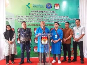 KPU Langkat, Lakukan Pemeriksaan Kesehatan Dua Balon Bupati Langkat