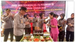 Hari Jadi Ke -76, Polwan RI Polres Binjai Menggelar Syukuran Bersama Masyarakat