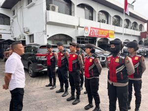 Pengamanan KPU dan Bawaslu Sumut Satgas OMP Toba 2024 Pastikan Kelancaran Tahapan Pilkada