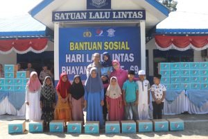 Sambut Hari Lalu Lintas ke-69, Sat Lantas Polres Langkat laksanakan Donor Darah