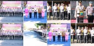 Kapolres Binjai Lantik Pangkat Pengabdian dan Lepas Personil Yang Purna Bakti