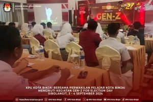 Pelajar Kota Binjai Berpartisipasi Aktif dalam Kegiatan Gen-Z for Election Day