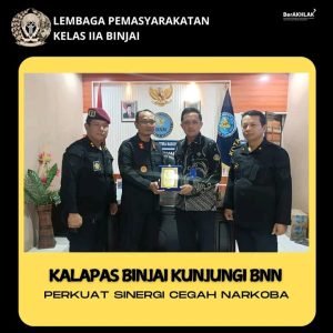 Dalam rangka memperkuat silaturahmi Kepala Lembaga Pemasyarakatan Kelas IIA Binjai