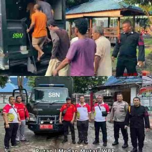 Rutan Kelas I Tanjung Gusta Medan Kurangi Over Kapasitas dan Lakukan Mutasi WBP