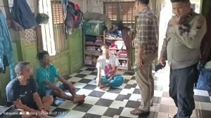 Kapolsek Kutalimbaru Grebek Penampungan TKI Ilegal di Desa Lau Bakeri