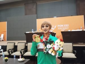 Stefani, Atlet Dancesport asal Sumut Berhasil Merebut Medali Emas di PON XXI Aceh-Sumut