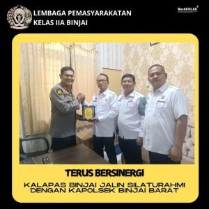 Sinergi Lapas Binjai dan Polsek Binjai Barat, Perkuat Kerja Sama Dalam Penegakan Hukum
