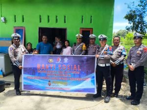Polres Samosir Laksanakan Anjangsana Jelang HUT Lalulintas Polri ke-69