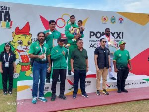 Atlet Lempar Cakram Hardody Sihombing Sumbang Emas untuk Sumut di PON XXI