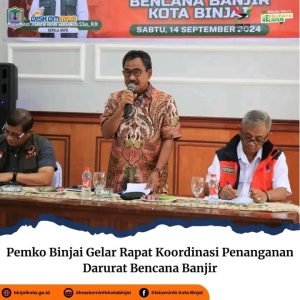 Pemko Binjai Gelar Rapat Koordinasi Penanganan Darurat Bencana Banjir