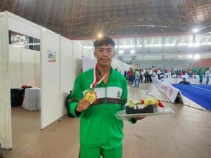 Fereddy Sinaga Sumbangkan Emas Pertama untuk Sumut di PON XXI 2024