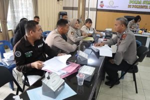 Polresta Deli Serdang Terima Kunjungan Tim Supervisi Bidang Keuangan Polda Sumut