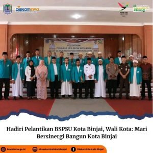 Hadiri Pelantikan BSPSU Kota Binjai, Wali Kota: Mari Bersinergi Bangun Kota Binjai