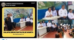 Kepala Lembaga Pemasyarakatan Kelas IIA Binjai Lakukan Kontrol Blok Perempuan