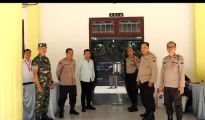Polres Langkat Pengamanan Rapat Pleno Terbuka Rekapitulasi Dan Penetapan DPT Pilkada Serentak 2024 Kabupaten Langkat