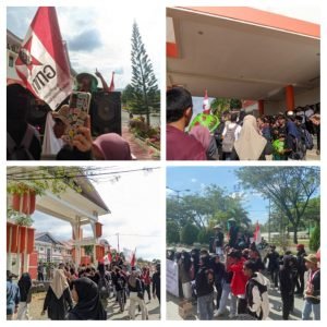 GMNI TOUNA GELAR AKSI DALAM RANGKA MEMPERINGATI HARI TANI SEDUANI MALAH DI REPRESIF PIHAK KEAMANAN