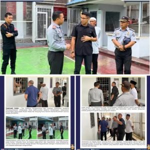 Rutan Tanjung Pura sambut kunjungan kerja tim direktur pengamanan dan intelijen Ditjenpas