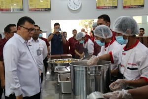 Plt. Dirjen Pas Kunjungi Dapur Sehat Lapas Medan