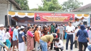 Kapolda Sumut Berikan Baksos Kepada Masyarakat Simanindo, Samosir