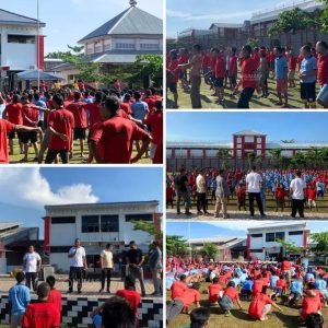 Senam Sehat Untuk Kebugaran Jasmani Warga Binaan Pemasyarakatan (WBP) Lapas Narkotika Kelas IIA Langkat