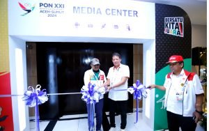 Media Center Utama PON XXI Sumut Diresmikan,Kadis Kominfo Ilyas Sitorus: Sediakan Beragam Fasilitas Untuk Wartawan