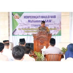 Bertempat di Mesjid Al-Ikhlas Polres Binjai, telah dilaksanakan kegiatan Maulid Nabi Muhammmad SAW 1446/2024