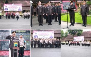 Polres Binjai Laksanakan Upacara Hari Kesaktian Pancasila Tahun 2024 dan Lantik Kenaikan Pangkat Empat Personil