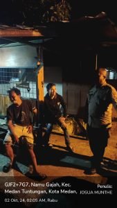 Kapolsek Medan Tuntungan Sampaikan Pesan Kamtibmas