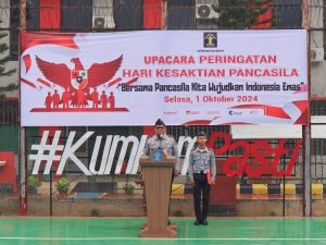 Hujan Menerpa Tak Redam Semangat Lapas Pemuda Langkat Gelar Upacara Kesaktian Pancasila