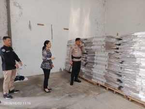 Bahan Logistik Untuk Pilkada Walikota dan Wakil Walikota Medan Tiba Digudang Penyimpanan KPU Medan.