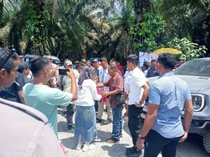 Satgas Ops Mantap Praja Lakukan Pengamanan Kampanye Dialogis Calon Gubernur Sumut dan Calon Bupati Langkat