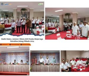 Hadiri Rakor, Asisten I Minta ASN Pemko Binjai Jaga Netralitas Jelang Pilkada 2024
