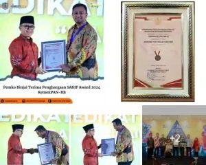 Pemko Binjai Terima Penghargaan SAKIP Award 2024 KemenPAN-RB