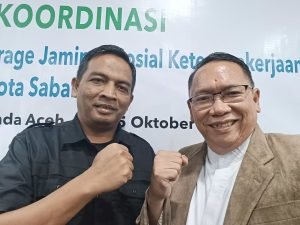 Pj Walikota Andri Nourman AP MSi Pimpin Rakor Universal Coverage Jamsostek Kota Sabang