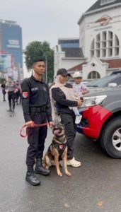 CFD cooling System Pilkada Damai, Polda Sumut hadirkan kegembiraan warga Medan