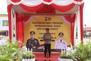 Kapolres Langkat Hadiri Kunjungan Kapolda Sumut dan Peletakan Batu Pertama Pembangunan Joglo di SPN Polda Sumut