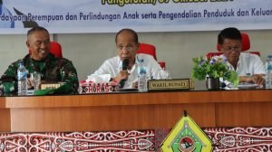 Plt Bupati Samosir, Pimpin Rakor TPPS, Harapkan Koordinasi Lintas OPD