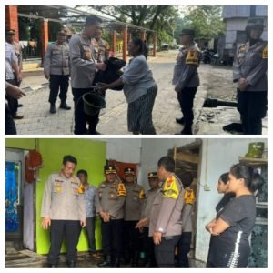 Curah Hujan Tinggi Binjai Dilanda Banjir Kapolres Binjai Ulurkan Bantuan