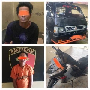 Satreskrim polres Binjai dan polsek Binjai Barat, berkolaborasi dan ciduk maling ranmor