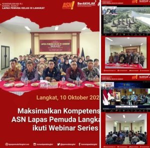 Maksimalkan Kompetensi, ASN Lapas Pemuda Langkat ikuti Webinar Series 5