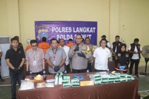 Polres Langkat Musnahkan Barang Bukti Sabu Seberat 21.426,58 Gram Sabu