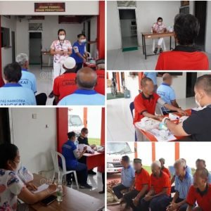 Program Lansia Sehat, Lapas Narkotika Langkat Berikan Pelayanan Kesehatan Bagi WBP Lansia