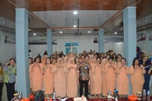 “Satu Hati dalam Kebersamaan: Silaturahmi Hangat Ibu-Ibu Dharma Wanita Persatuan Lapas Medan”